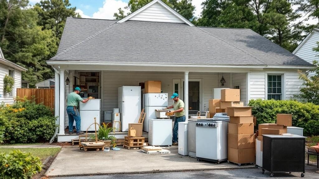Newport News property cleared after complete junk removal service