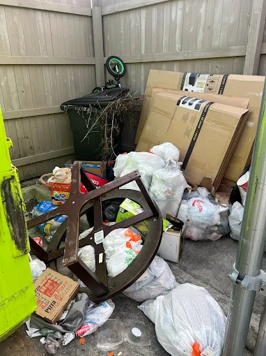 Garage cleanout project