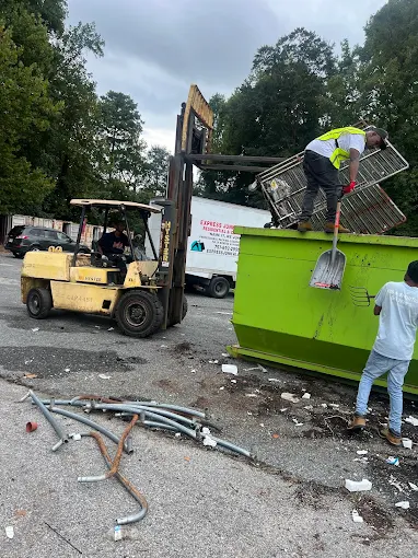 Construction debris cleanup