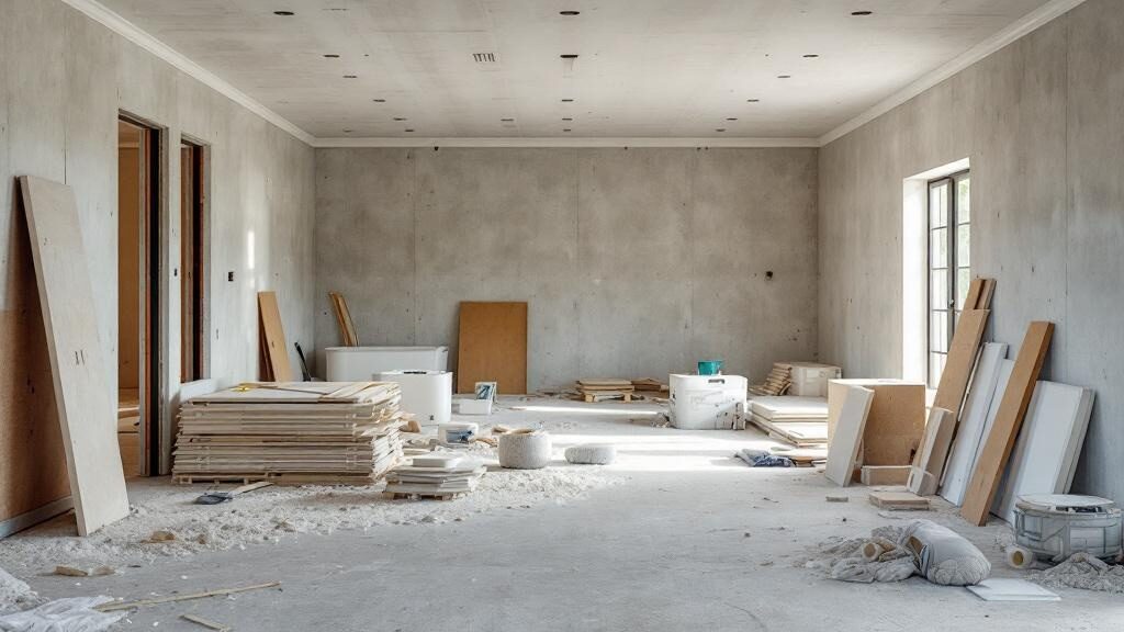 Clean job site after construction debris removal in Chesapeake, VA