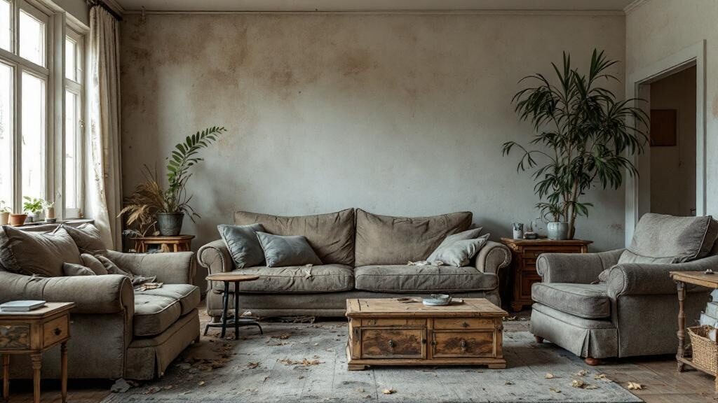 Crew carrying large sofa out of a Chesapeake home