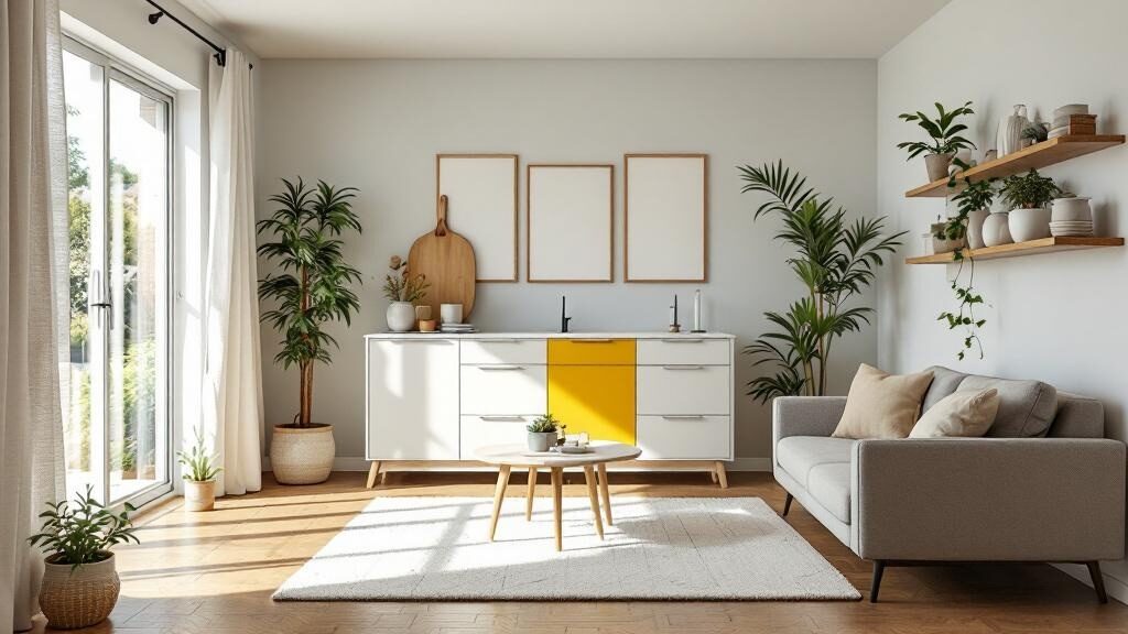 Property manager walking through a cleared rental unit ready for turnover