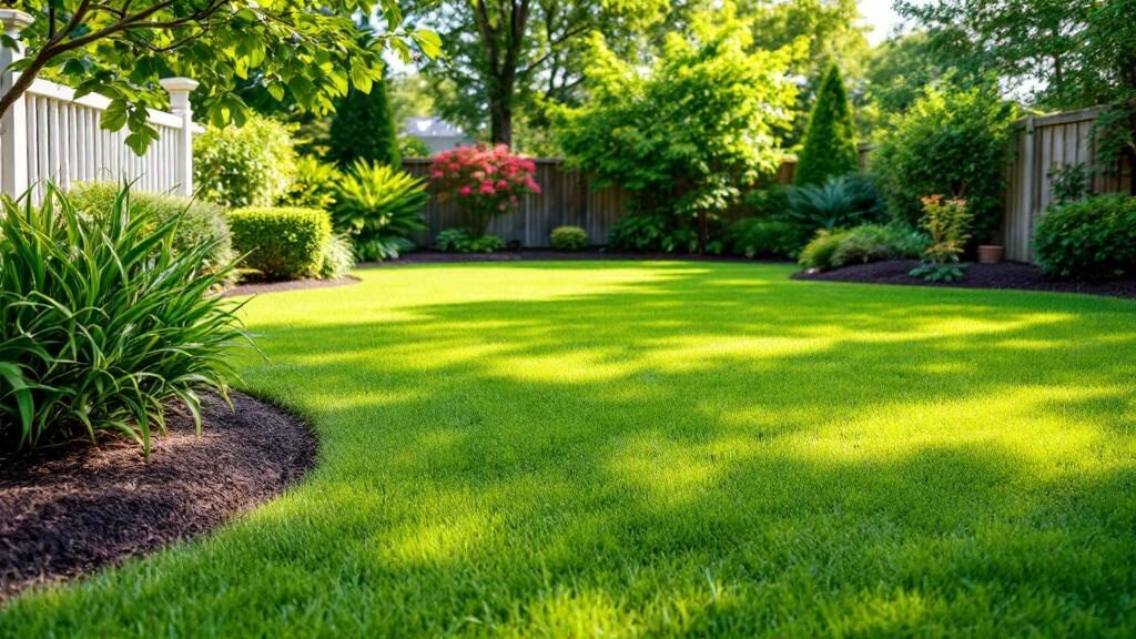 Cleared yard after professional yard waste removal service